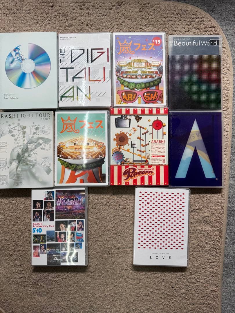 ARASHI DVD コレクション　嵐　DVD 10本まとめ売り コンサート
