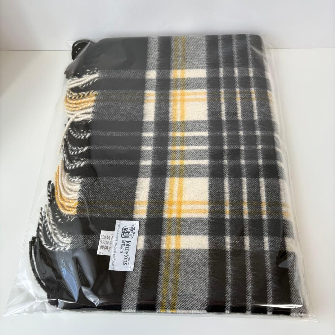 完売★UA別注★Johnstons ジョンストンズ 大判カシミアストール 美品