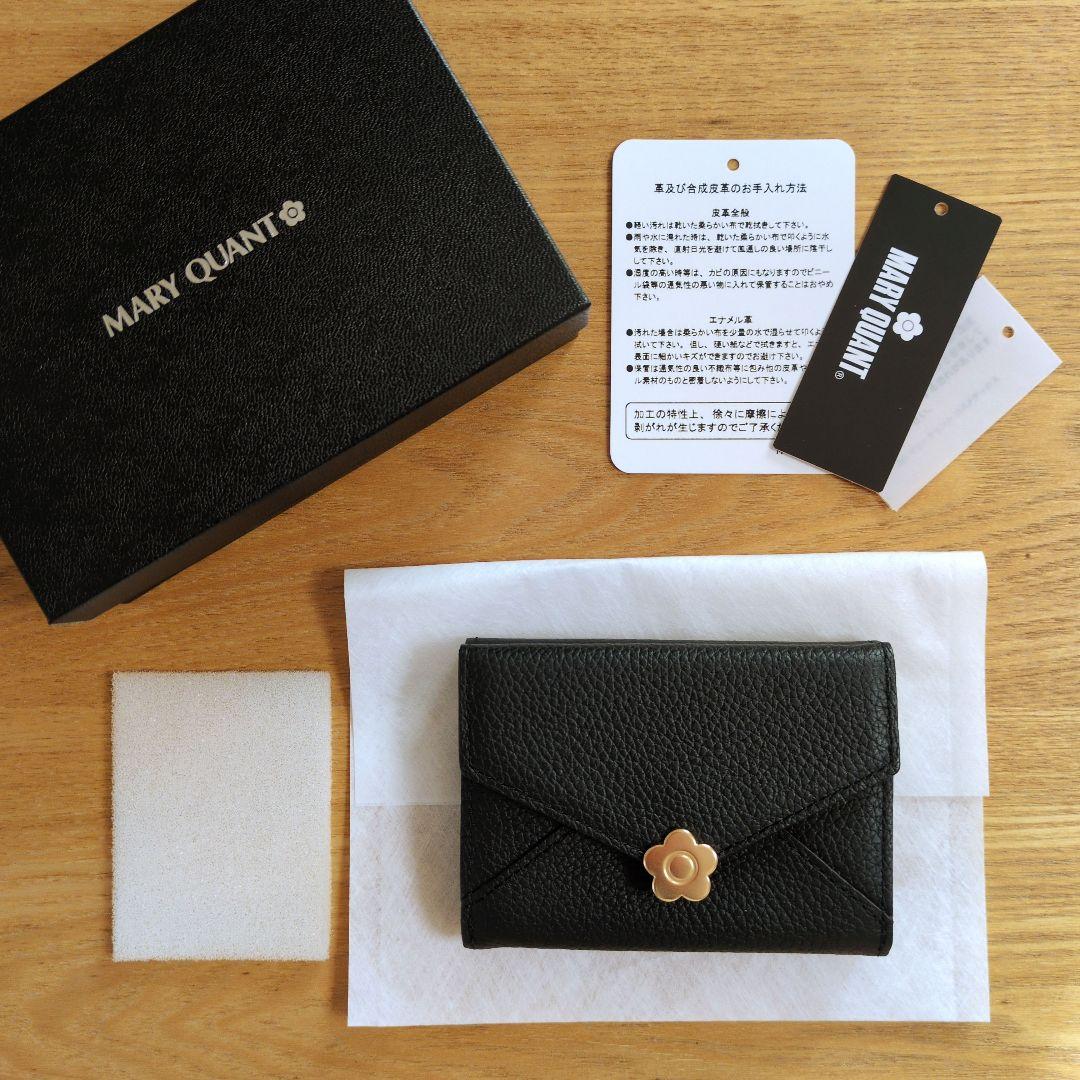 MARY QUANT　マリークワント　ミニウォレット　三つ折り財布