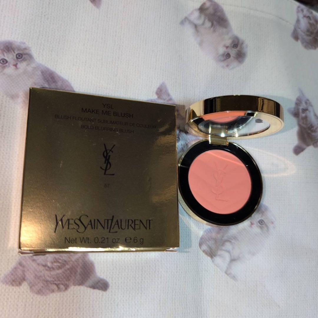 YSL メイクミーブラッシュパウダー 57 コーラルクラッシュ