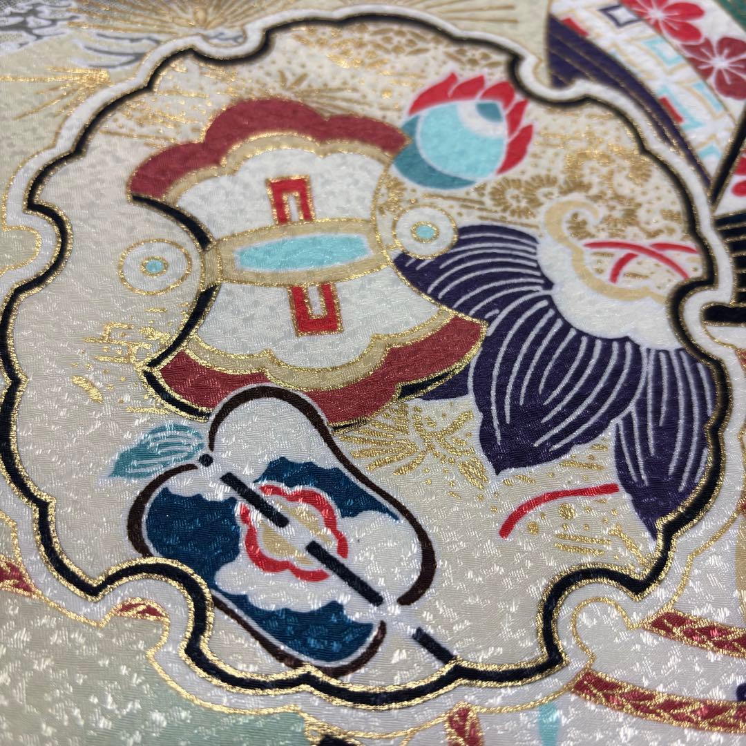 【新品/日本製】お宮参り 産着 男の子 合繊 洗える着物 金刺繍入 金彩 黒