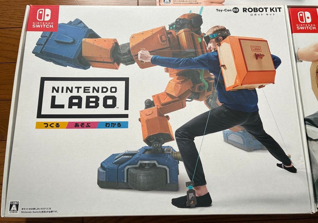 未開封未使用 ニンテンドーラボ 3つ 01バラエティ 02ロボット 03ドライブ