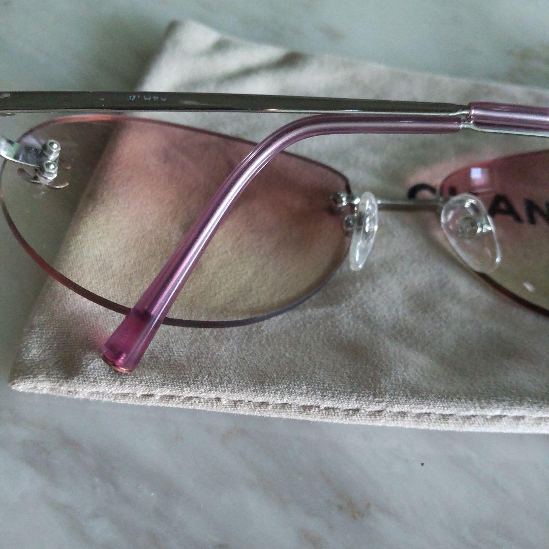 CHANEL ピンクグラデーション メタル サングラス ヴィンテージ希少