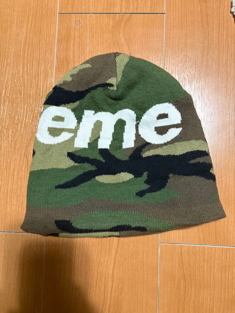 Supreme 迷彩　ビーニー