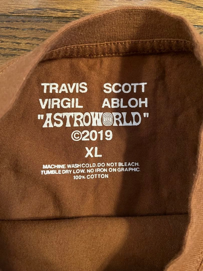 TRAVIS SCOTT × VIRGIL ABLOH Tシャツ　サイズＸＬ