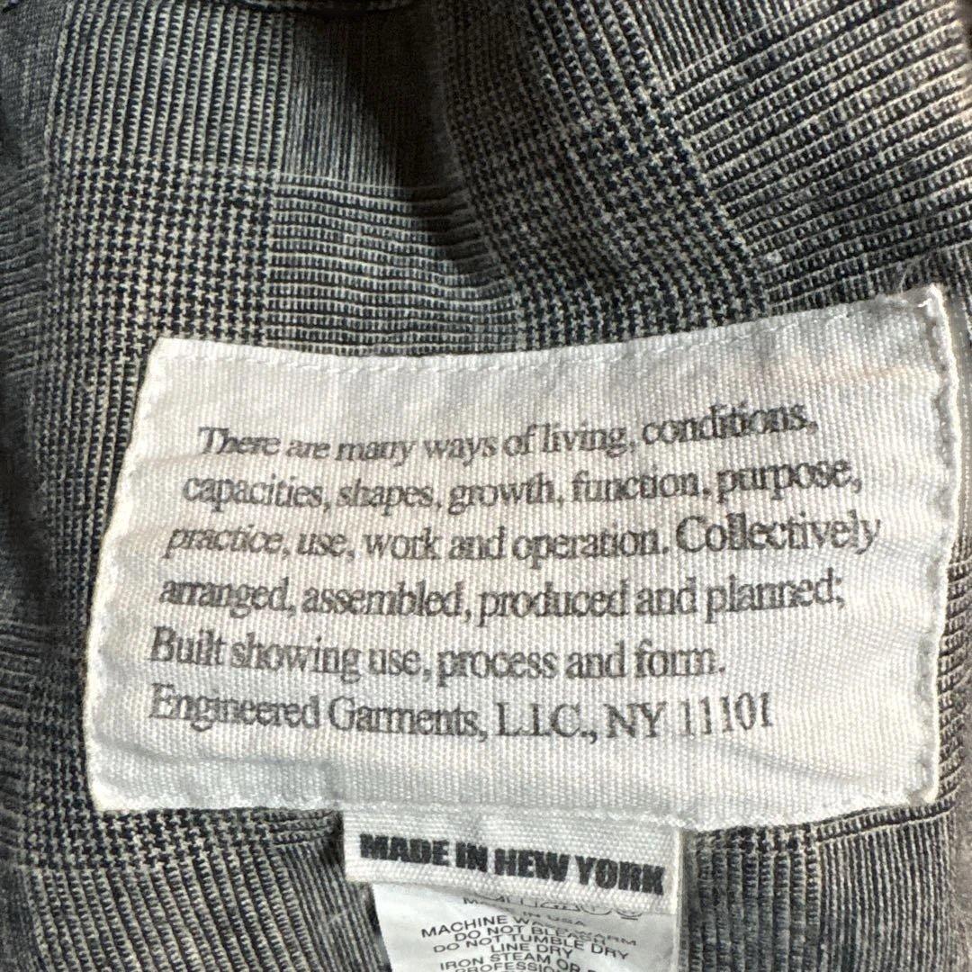 ENGINEERED GARMENTS M チェック柄ジャケット