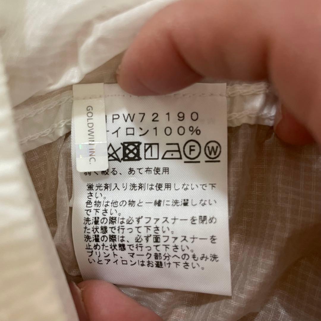 D*k様 【美品✨】THE NORTH FACE 透湿性ウィンドブレーカー ホワ