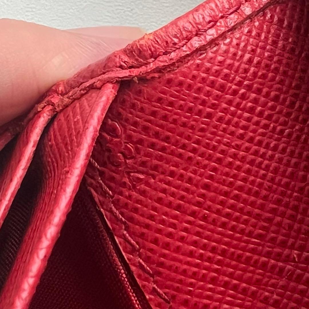 250 美品 PRADA プラダ 2つ折り財布