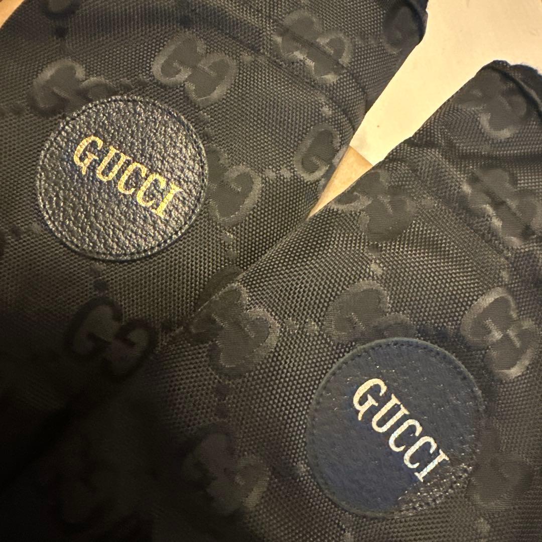 GUCCI ブラック GGパターン 手袋