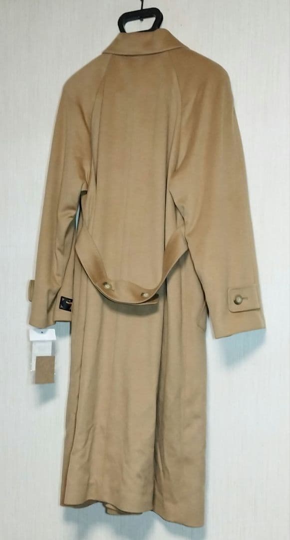 未使用　美品　カシミヤ100% ベージュロングコート