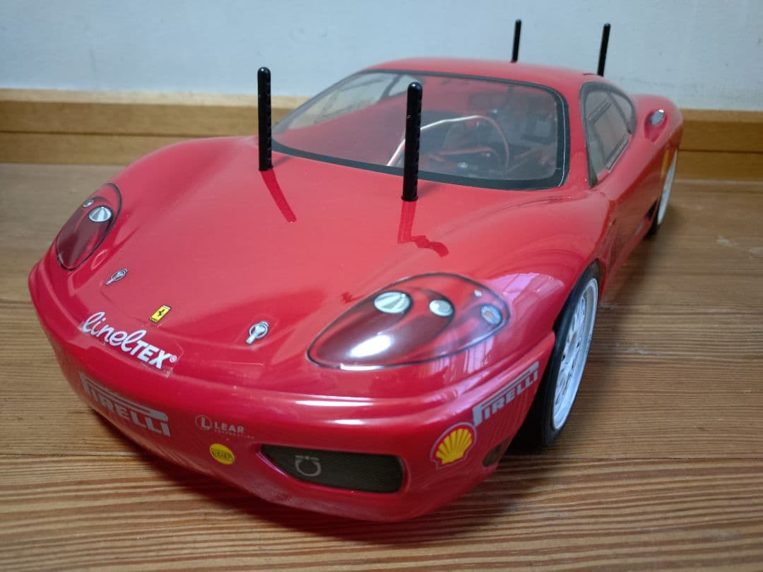 瀧*光様 タミヤ　TL01 シャーシ　フェラーリ　F360 ボディ　おまけ付
