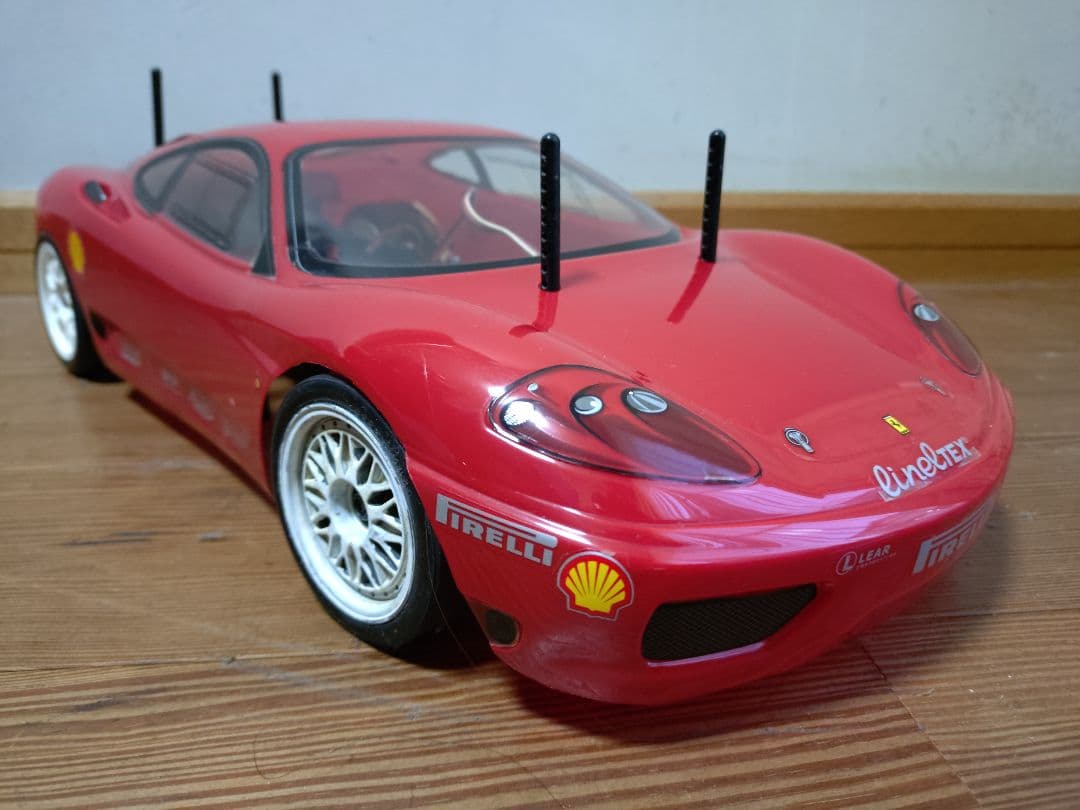 瀧*光様 タミヤ　TL01 シャーシ　フェラーリ　F360 ボディ　おまけ付