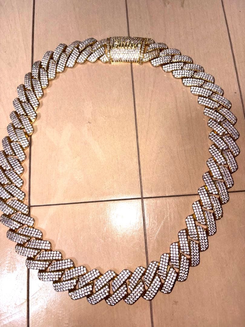 glitterシルバーチェーン19mm50cm