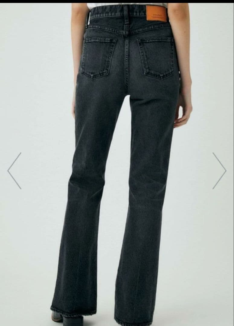 パンツ moussy mvs BLACK flare 25