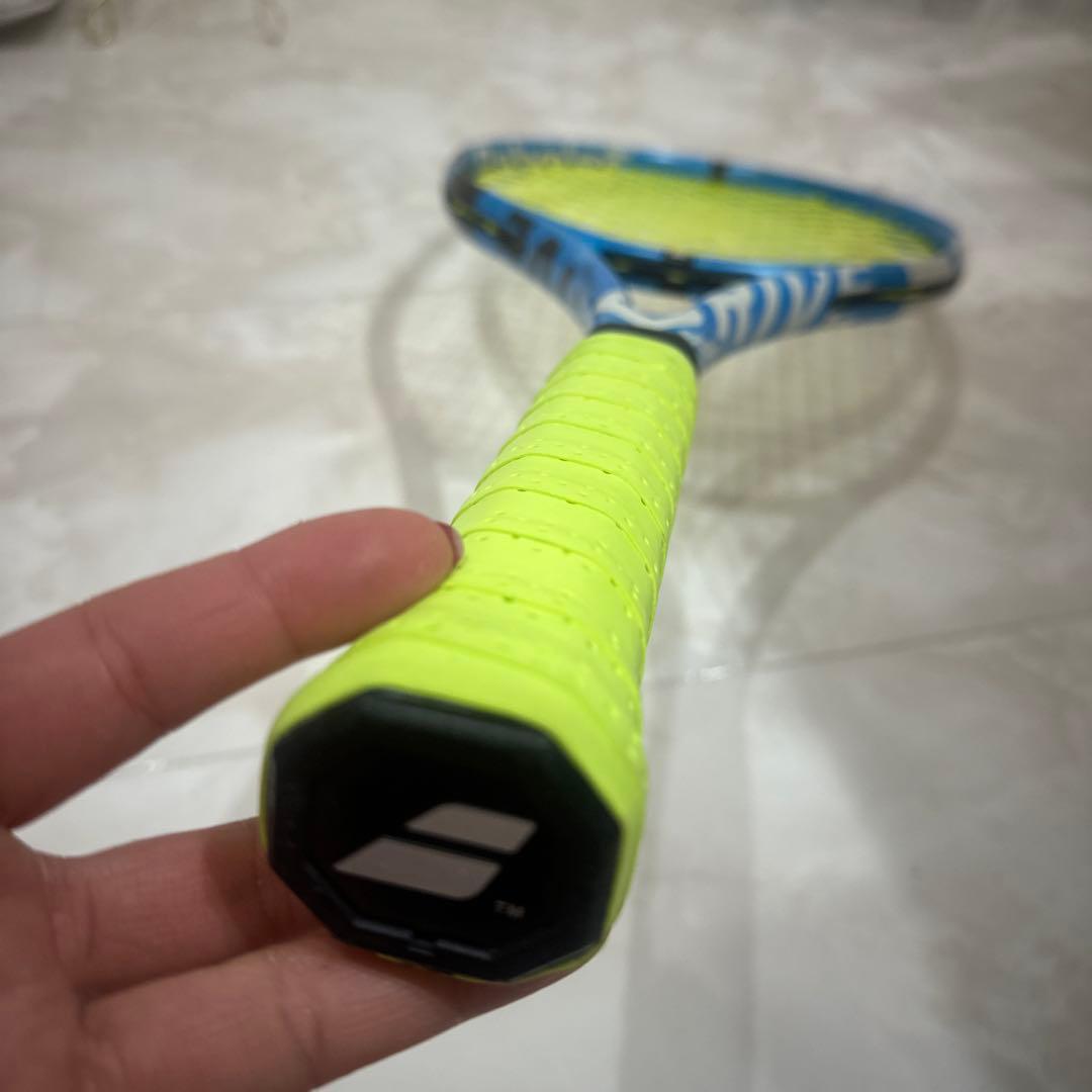新ストリング張替え済み。Babolat ピュアドライブライト G2