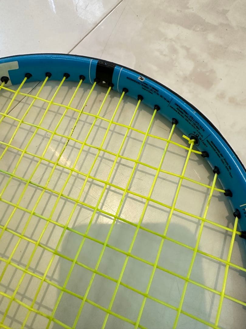 新ストリング張替え済み。Babolat ピュアドライブライト G2