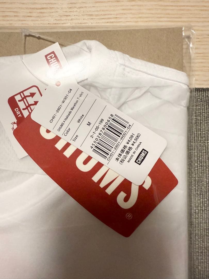 CHUMS×北海道マラソン T-shirt / M size