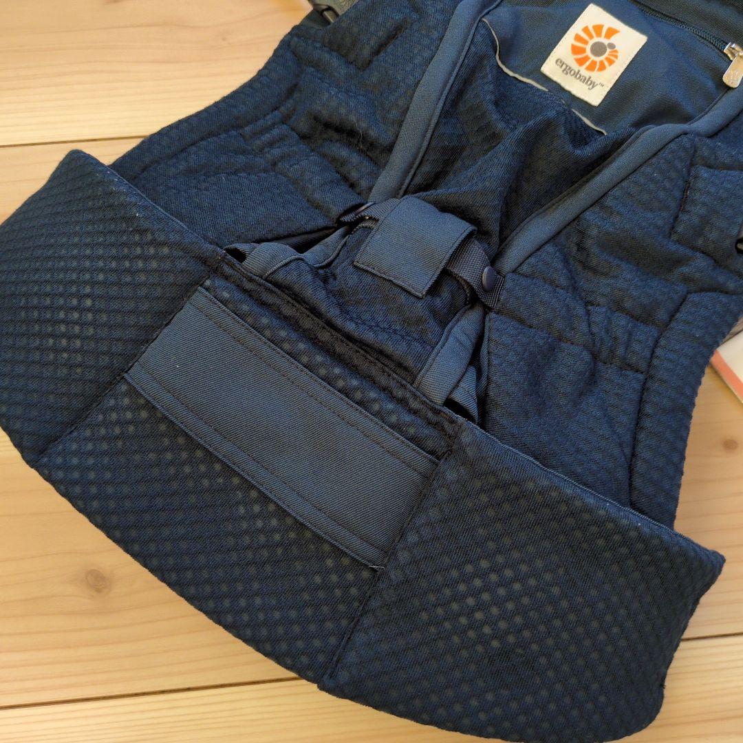 美品★エルゴベビーアダプトソフトフレックス メッシュ／ミッドナイトブルー