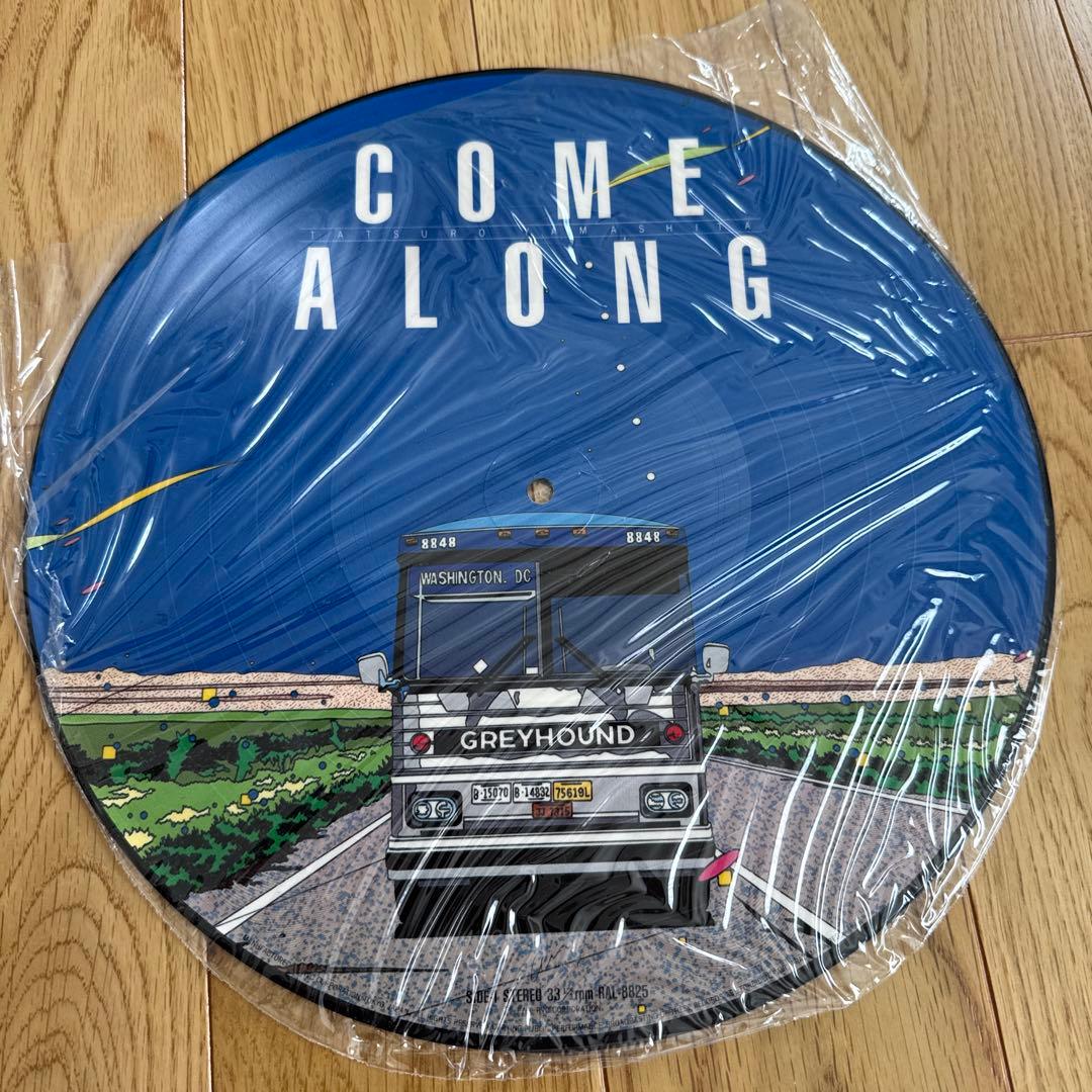 山下達郎 Come Along ピクチャー盤 帯付き EX/EX