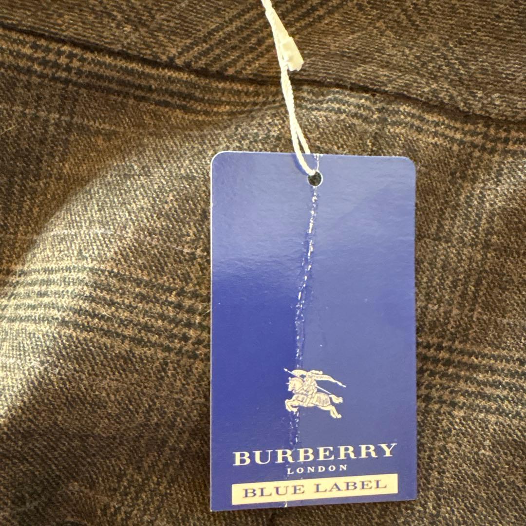 バーバリーブルーレーベル　チェック柄キュロット　36サイズ