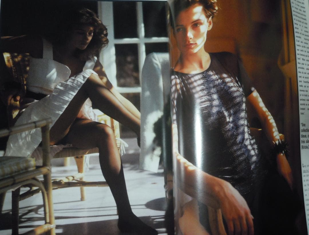 １９８７年　VOGUEフランス ２月号