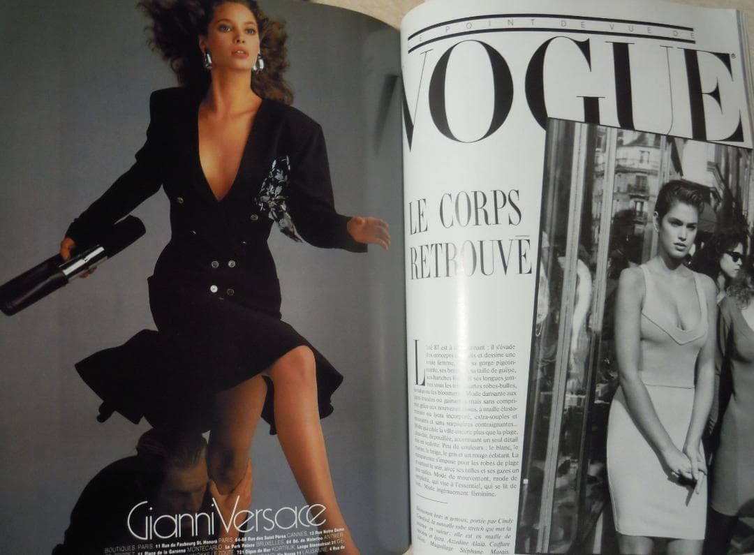 １９８７年　VOGUEフランス ２月号