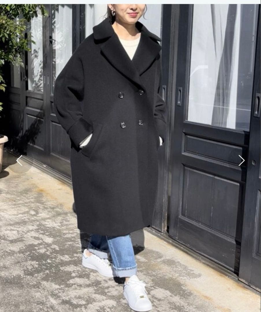 TICCA テントコート　ロング　ネイビー　23AW