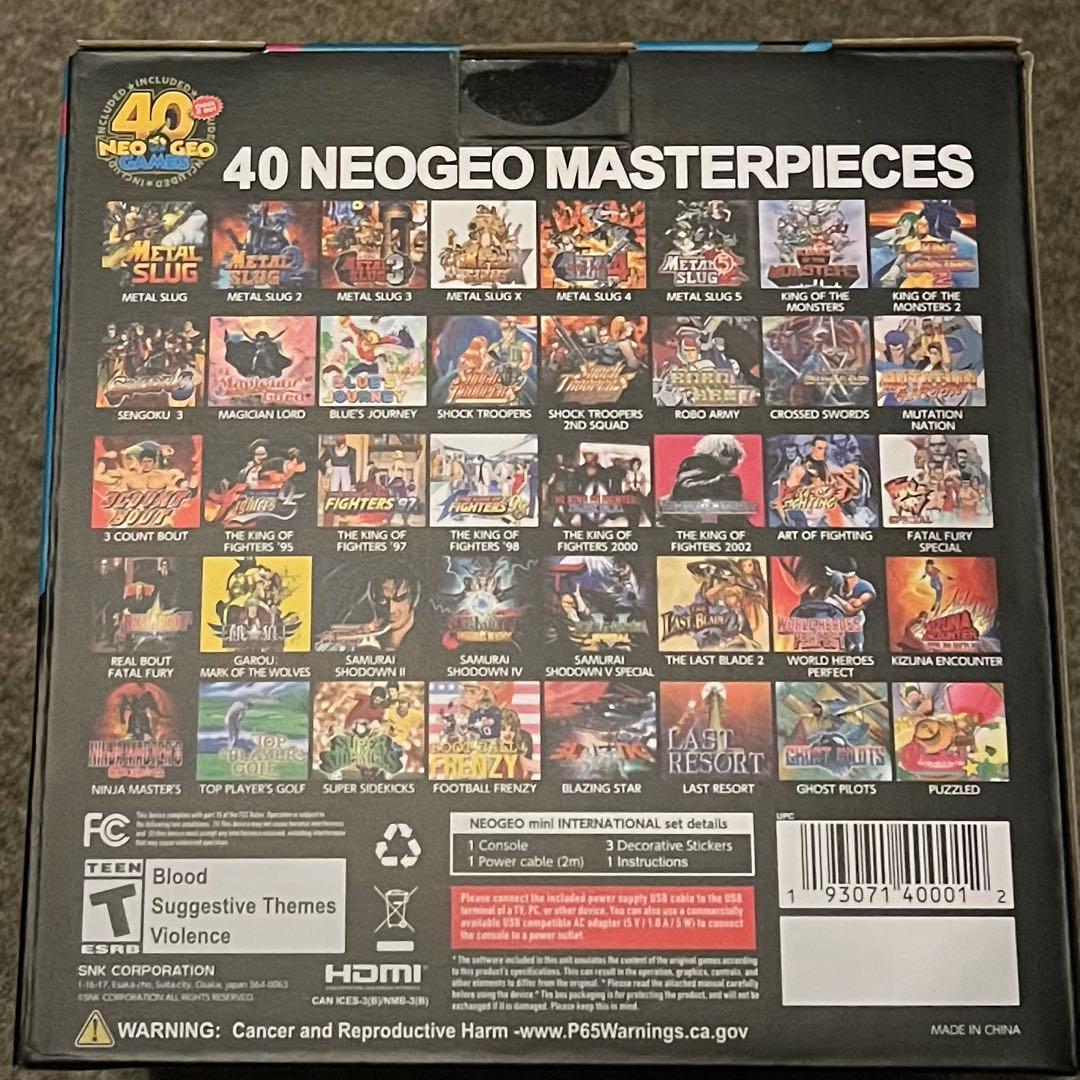 SNK ＮＥＯＧＥＯ ｍｉｎｉ インターナショナル版