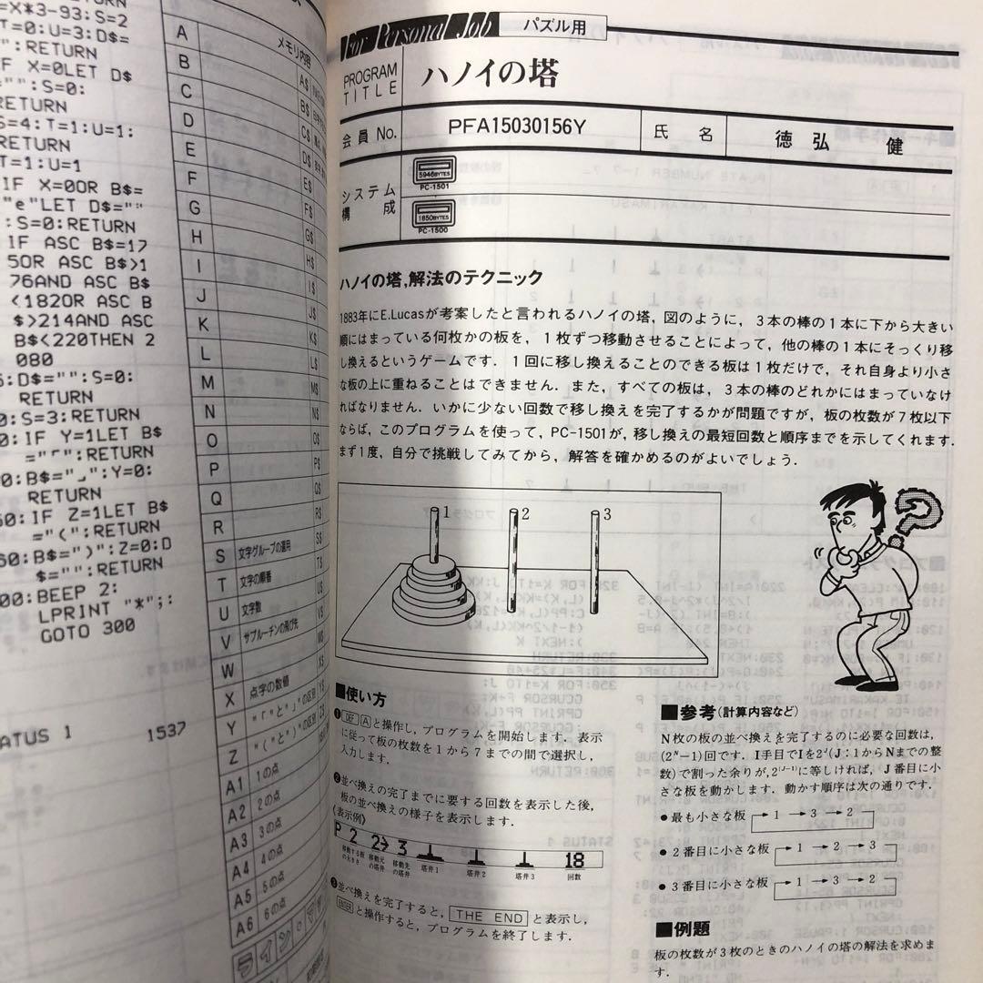 SHARP PC-1500/1501 ソフトウェアライブラリ第8巻