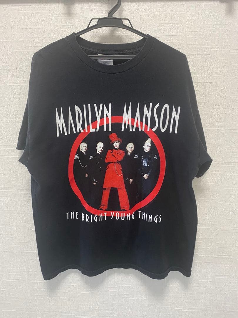 2003 Marilyn Manson Tシャツ L きゃりー着