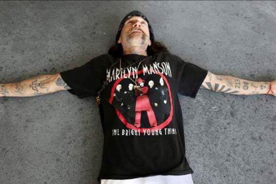 2003 Marilyn Manson Tシャツ L きゃりー着