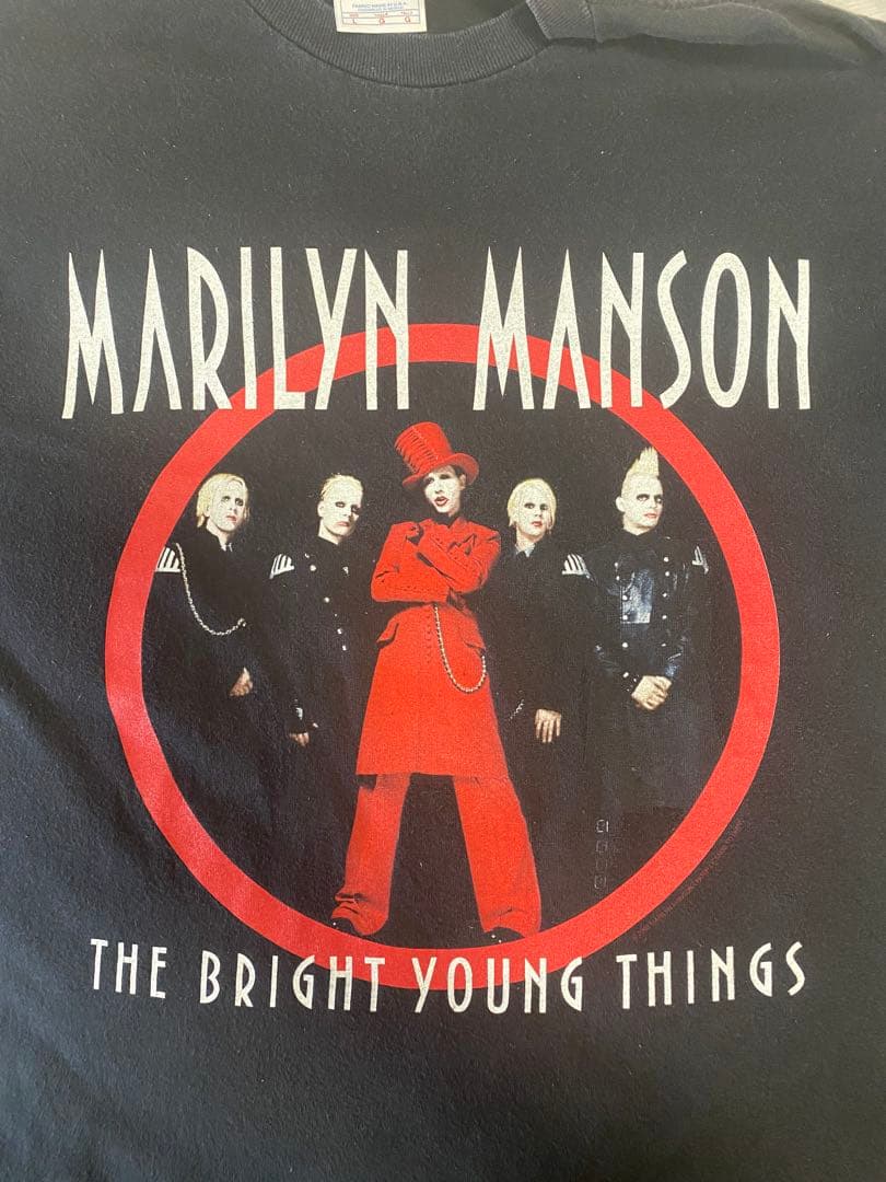 2003 Marilyn Manson Tシャツ L きゃりー着