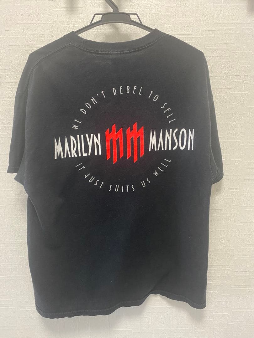 2003 Marilyn Manson Tシャツ L きゃりー着