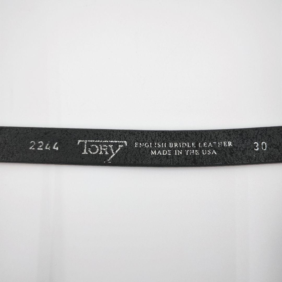 USA製 TORY LEATHER WESTERN BELT BLACK