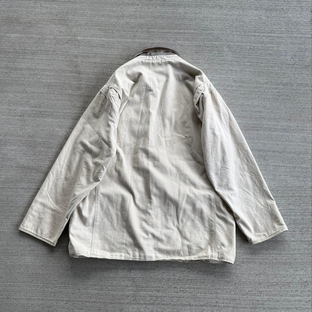 希少！90s Ｇ.Ｈ.BASS 襟レザー　カバーオール　levis rrl
