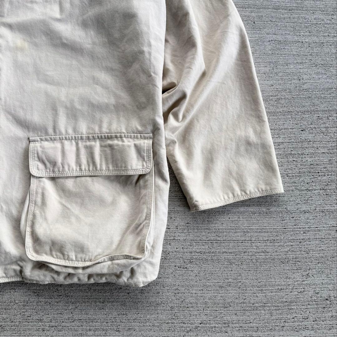 希少！90s Ｇ.Ｈ.BASS 襟レザー　カバーオール　levis rrl