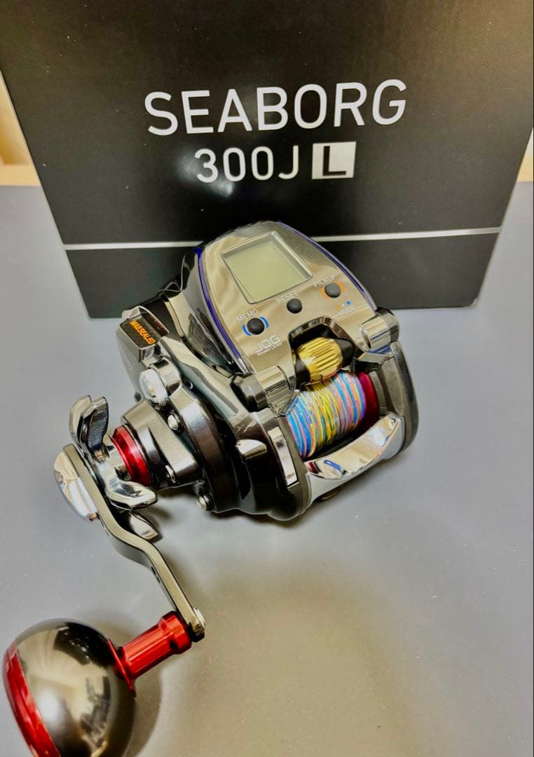 ドラ　ケーブル付き　ダイワ 18 シーボーグ 300JL