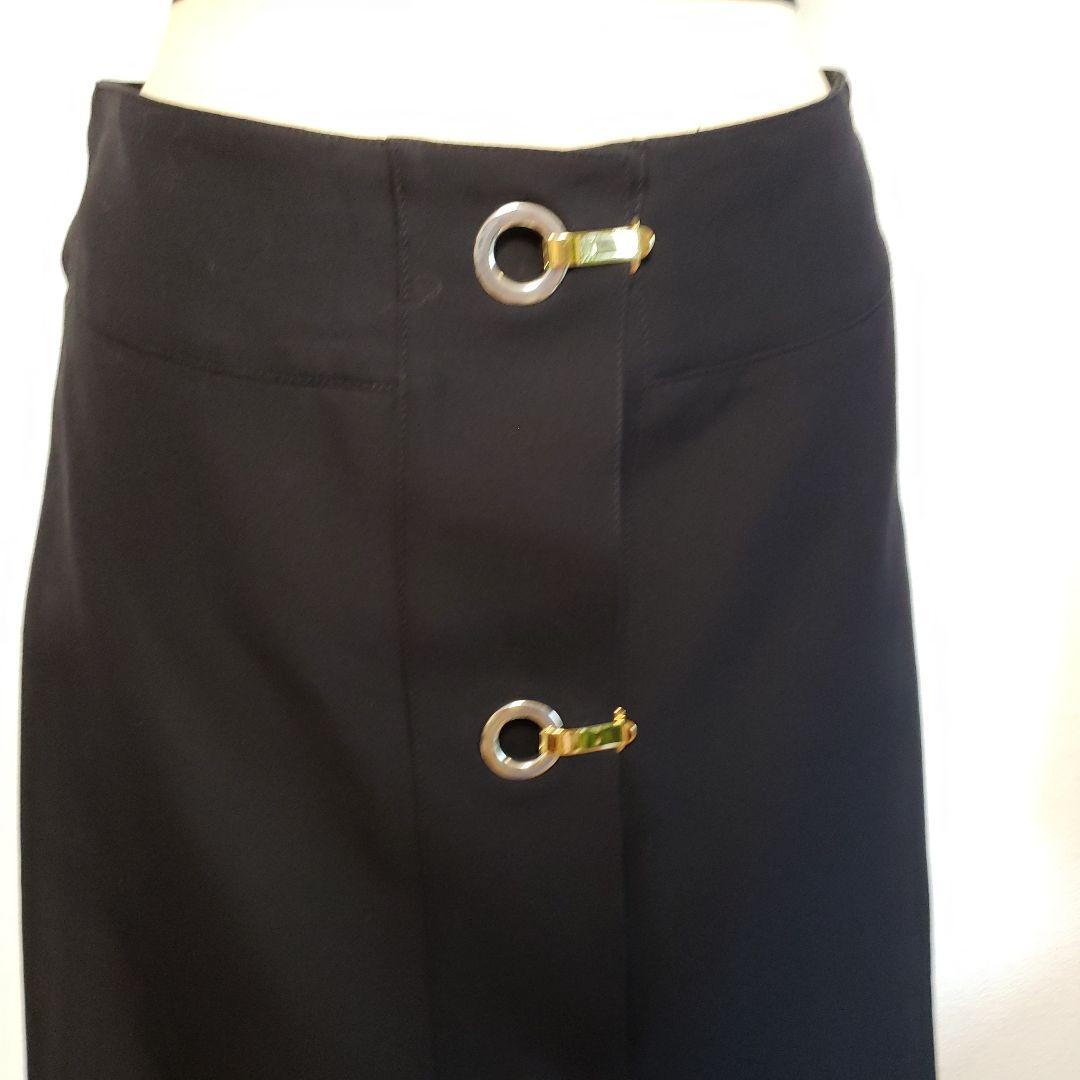 MARNI マルニブラックカラーAラインスカート