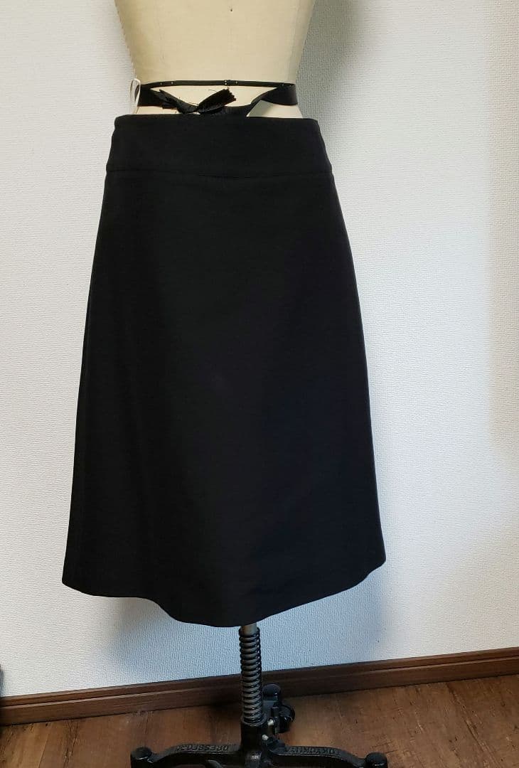 MARNI マルニブラックカラーAラインスカート