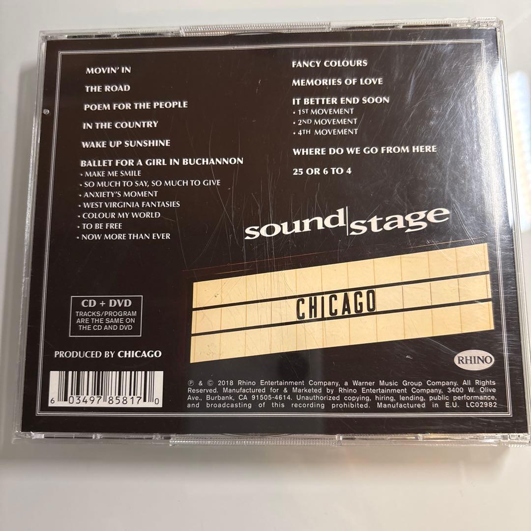 洋楽 Chicago II Live on Soundstage CD + DVD