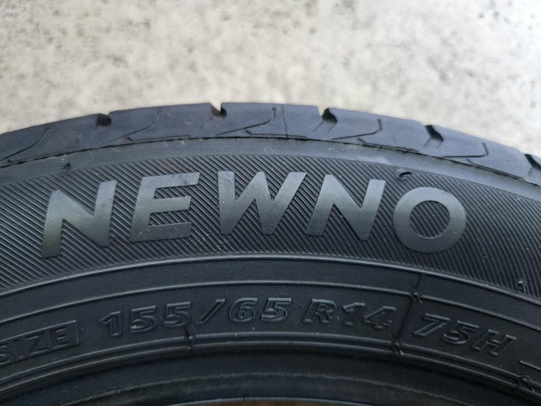 送料込☆2024年製 ブリヂストンタイヤ 155/65R14日本製☆2本