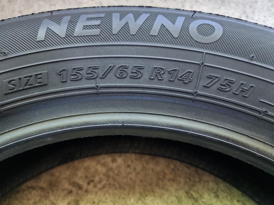 送料込☆2024年製 ブリヂストンタイヤ 155/65R14日本製☆2本