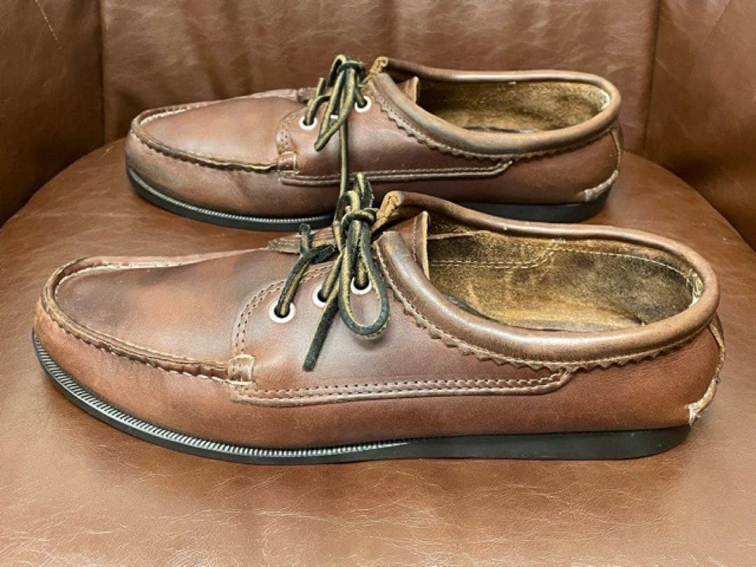 パイパイ　クオディートレイルモカシン Quoddy Trail ブルーチャ
