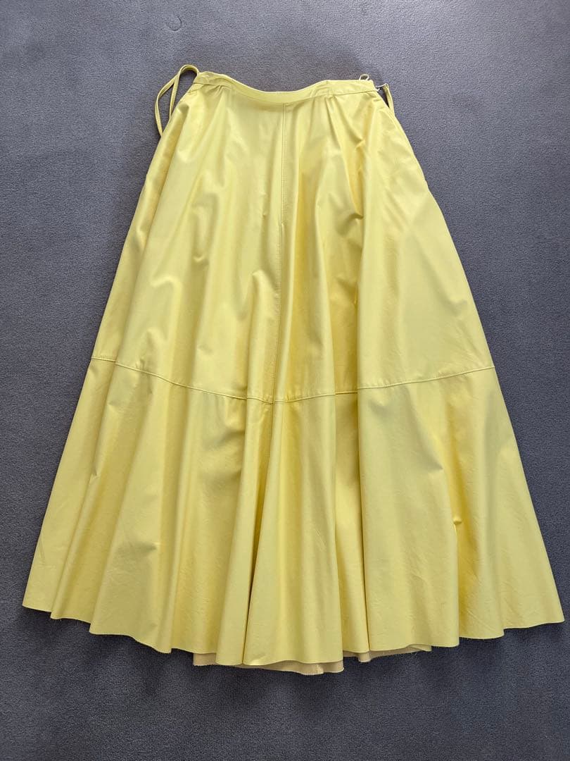 MM6 Maison Margiela フェイクレザー スカート