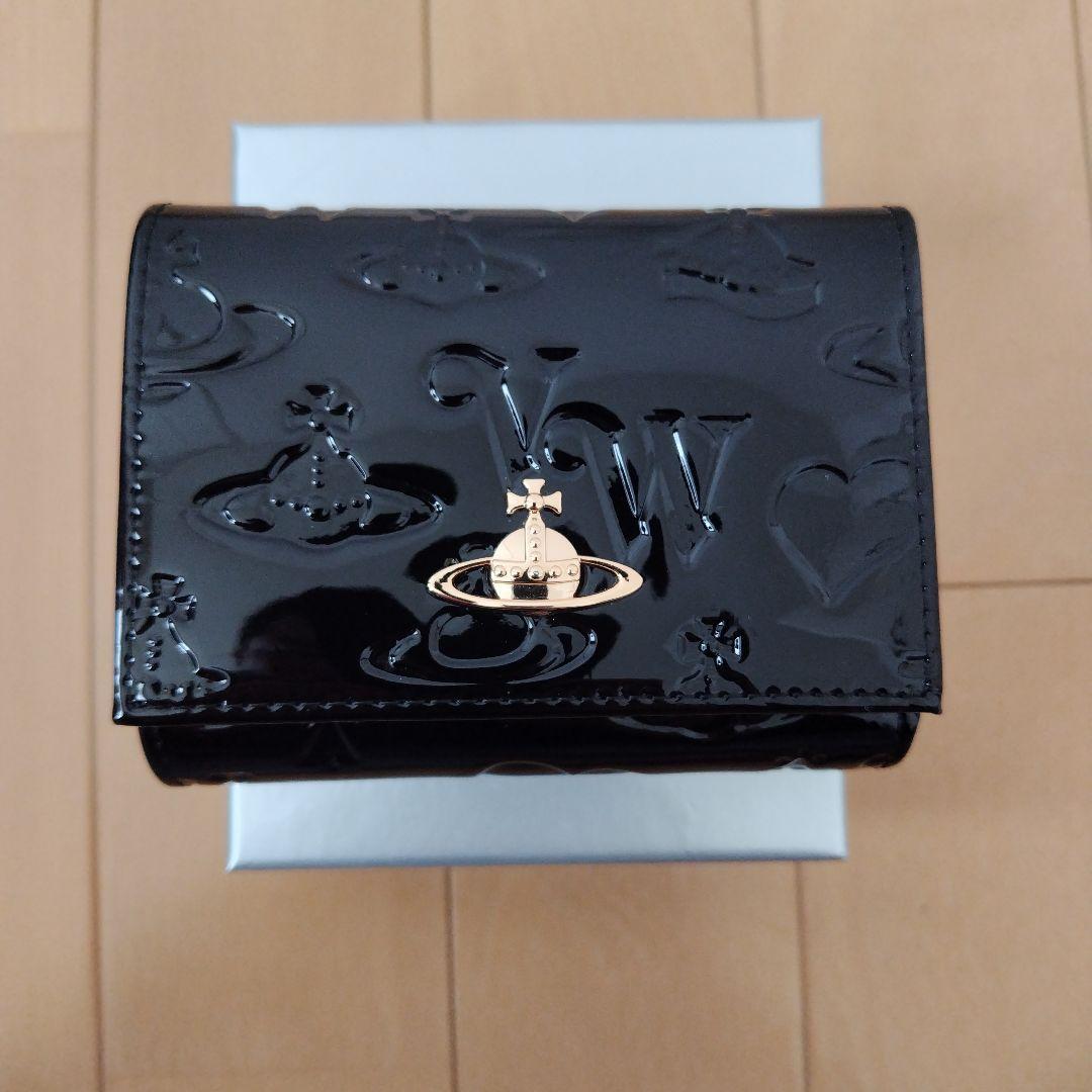 ヴィヴィアンウエストウッド ブラック 三つ折り財布