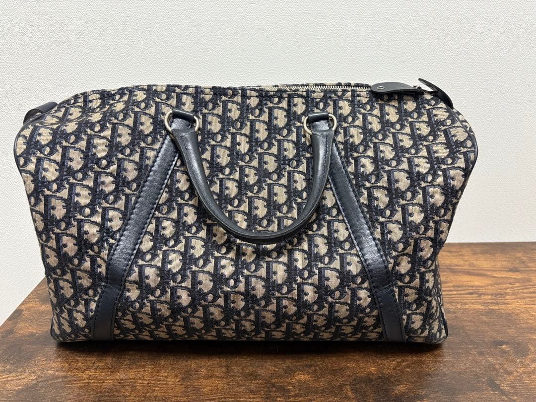 ゆな様　ミニボストン　Dior トロッター　オールド　青