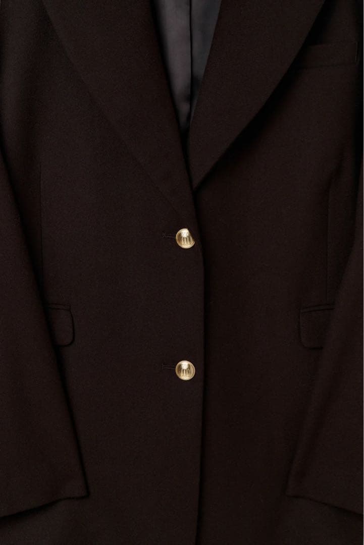 Romy Wool-Blend Jacket / espresso / Sサイズ