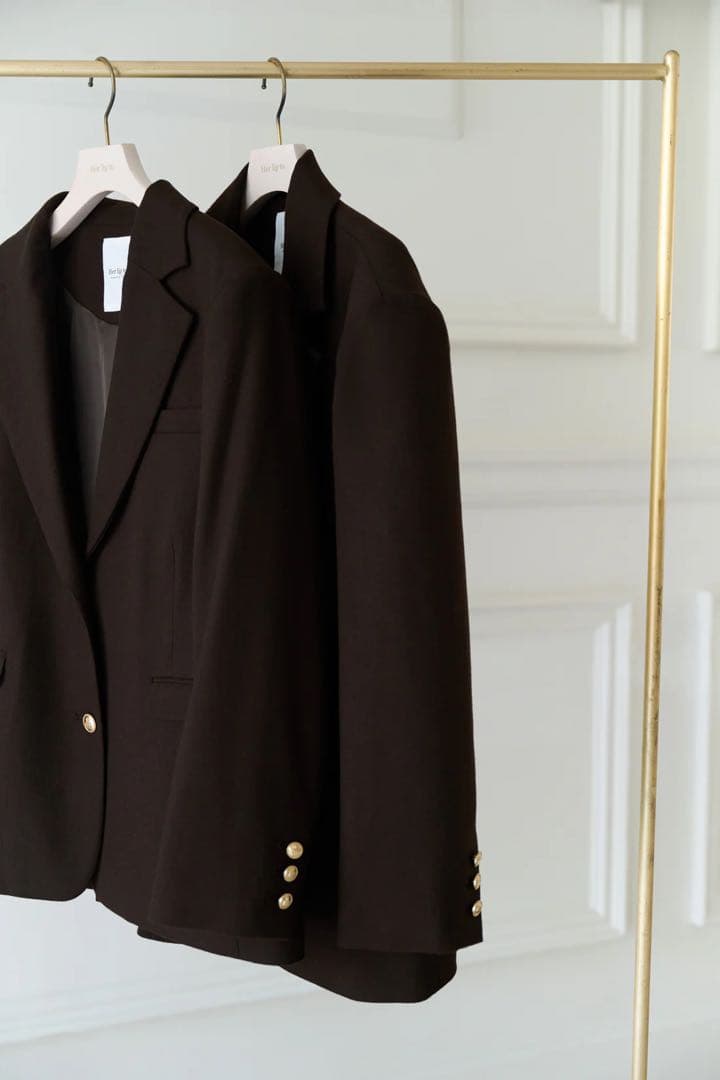 Romy Wool-Blend Jacket / espresso / Sサイズ