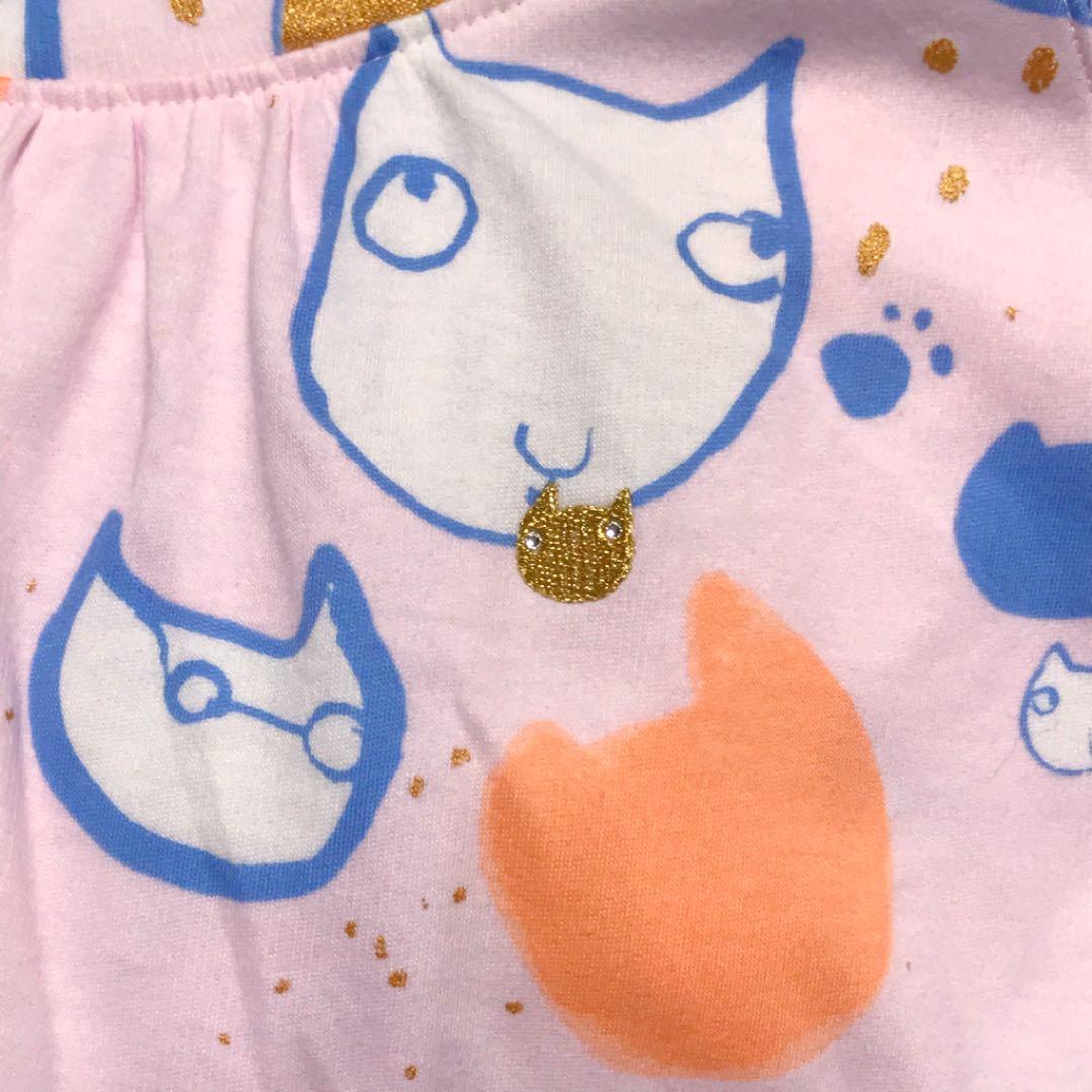 新品！ワコール ツモリチサト ネコネコハート パジャマ チュニック+ボトムPI