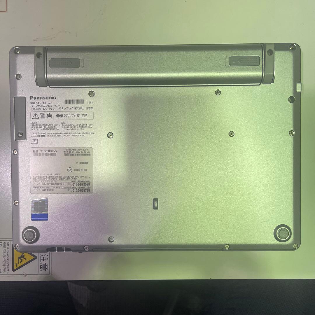 Panasonic CF-SZ6 ノートPC シルバー